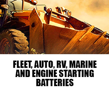 FLEET, AUTO, RV, MARINE POWER, ENGINE STARTING BATTERY DIVISION